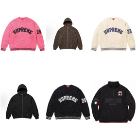 Supreme WEEK5 Textured Arc Sweater Jacket-4855  